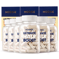 Moerie front packaging showing bottle and box for trusted quality