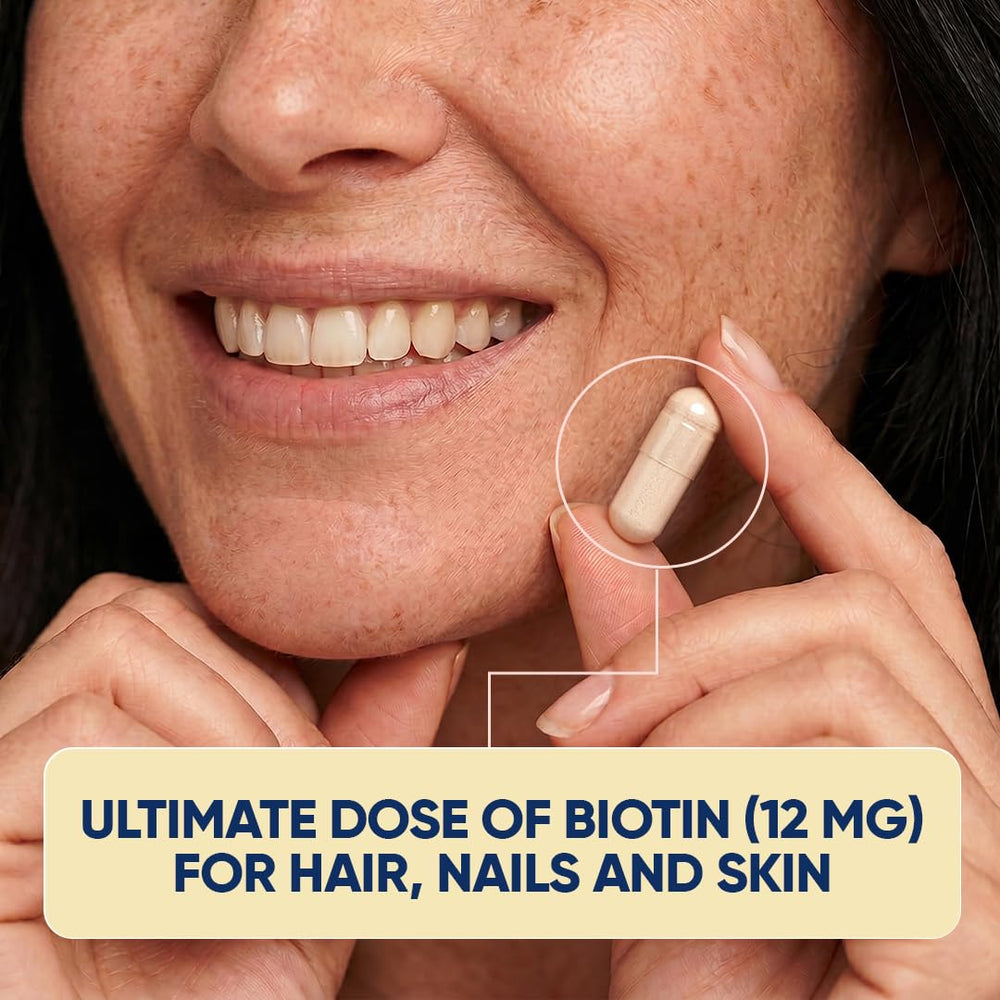 Moerie ingredient blend visual highlighting biotin and trace minerals