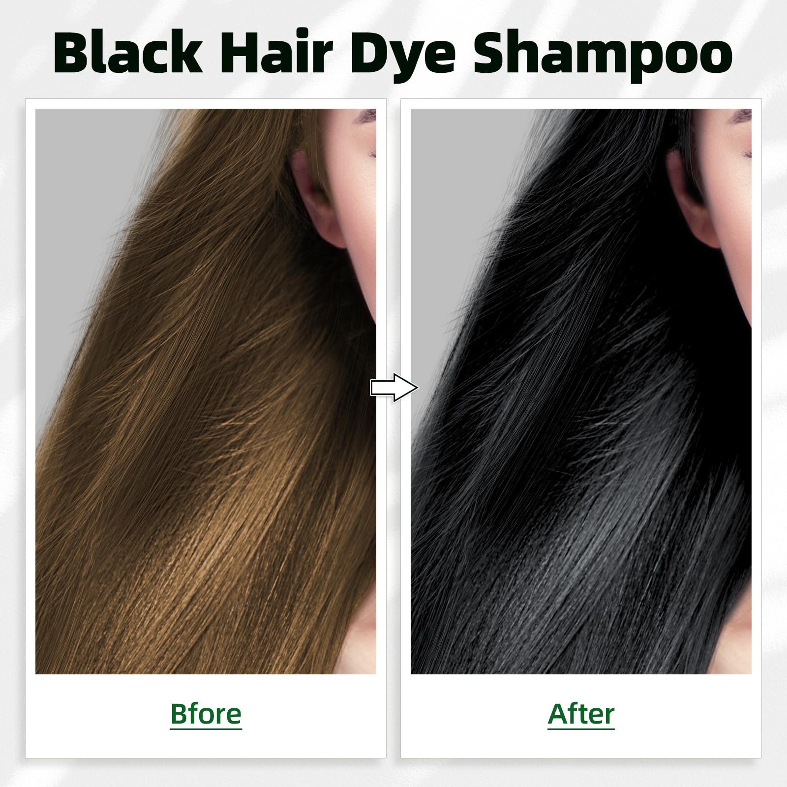 MOISTAR applying shampoo in shower for quick gray coverage