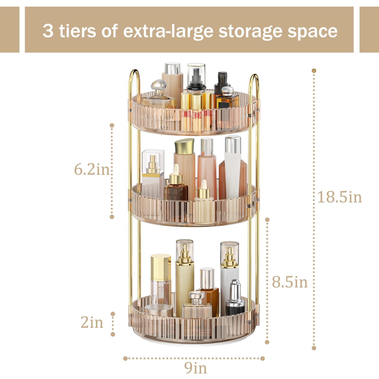 MOKANI on bathroom counter creating stylish organized storage