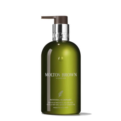 Molton Brown front packaging showing bottle and label for easy identification and shelf appeal