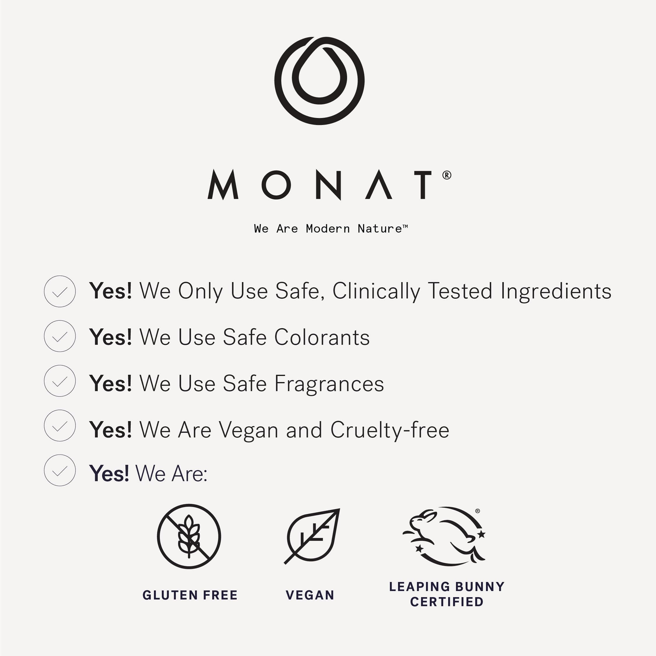 MONAT lifestyle bathroom vanity display inspiring daily ritual
