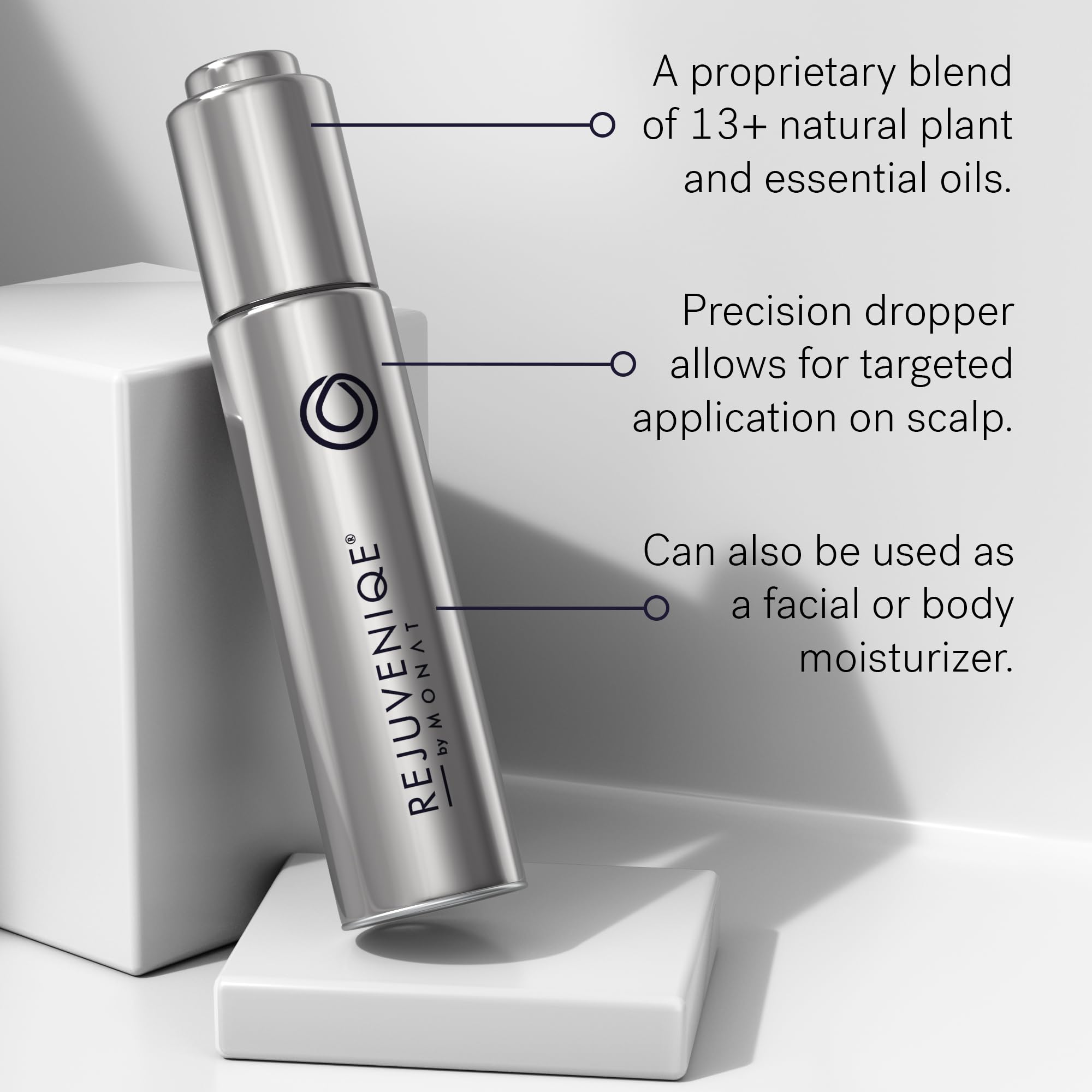 MONAT oil pouring to show lightweight texture and quick absorption