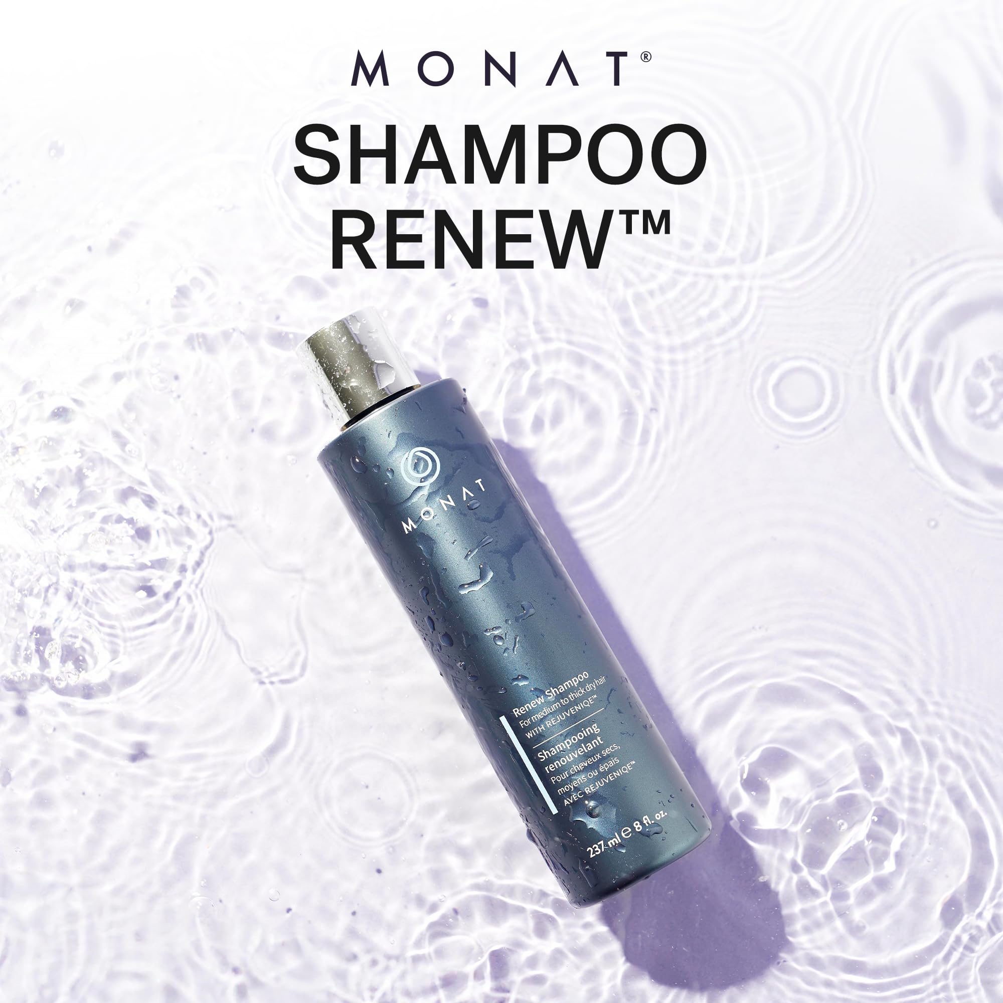 MONAT Renew cream-to-foam texture on fingers, indicates intense hydration