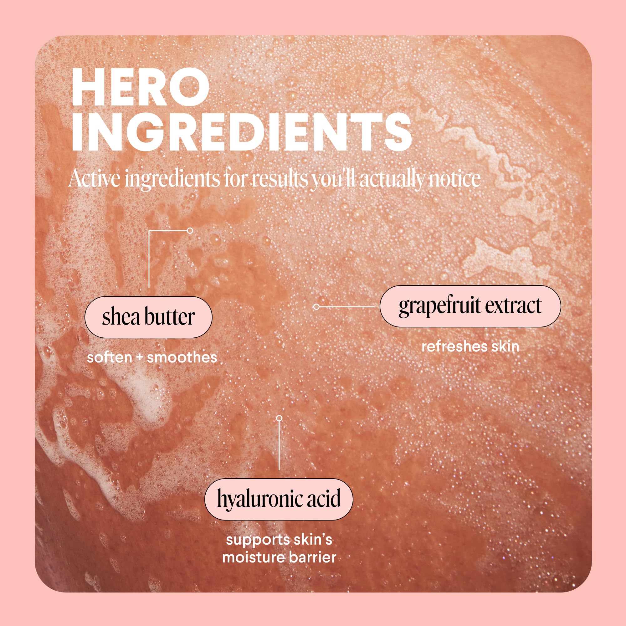 MONDAY HAIRCARE creamy lather texture demonstrating gentle foaming and hydration