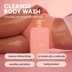 MONDAY HAIRCARE pump-top detail for easy dispensing and controlled daily use