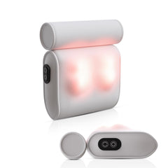 MONET front view of massaging bath pillow showing controls and plush cushion for spa comfort