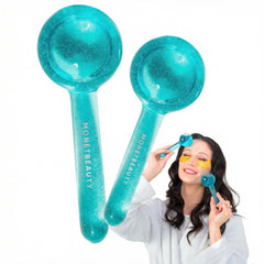 MonétBeauty ice globes front packaging showing kit and benefits