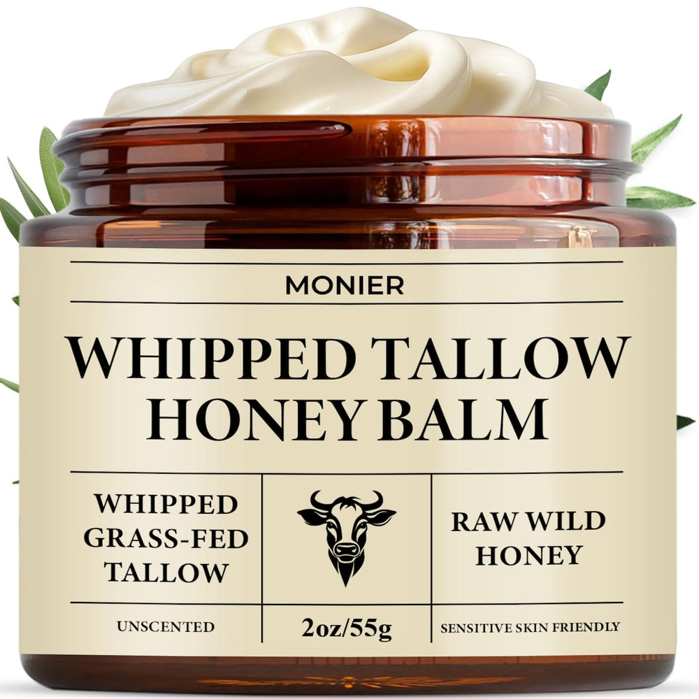 MONIER whipped tallow front jar showing clean packaging and premium look