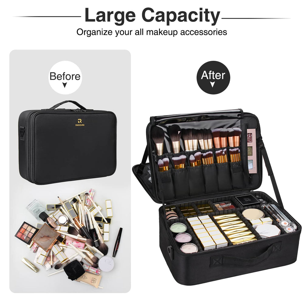 MONSTINA brushes and palettes neatly arranged showing efficient organization