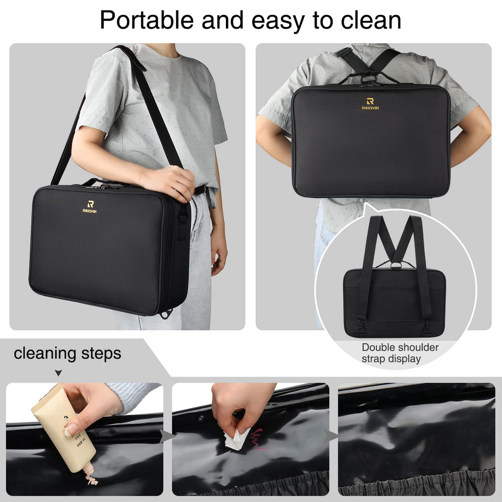 MONSTINA zipper and handle detail showing sturdy hardware and easy carrying