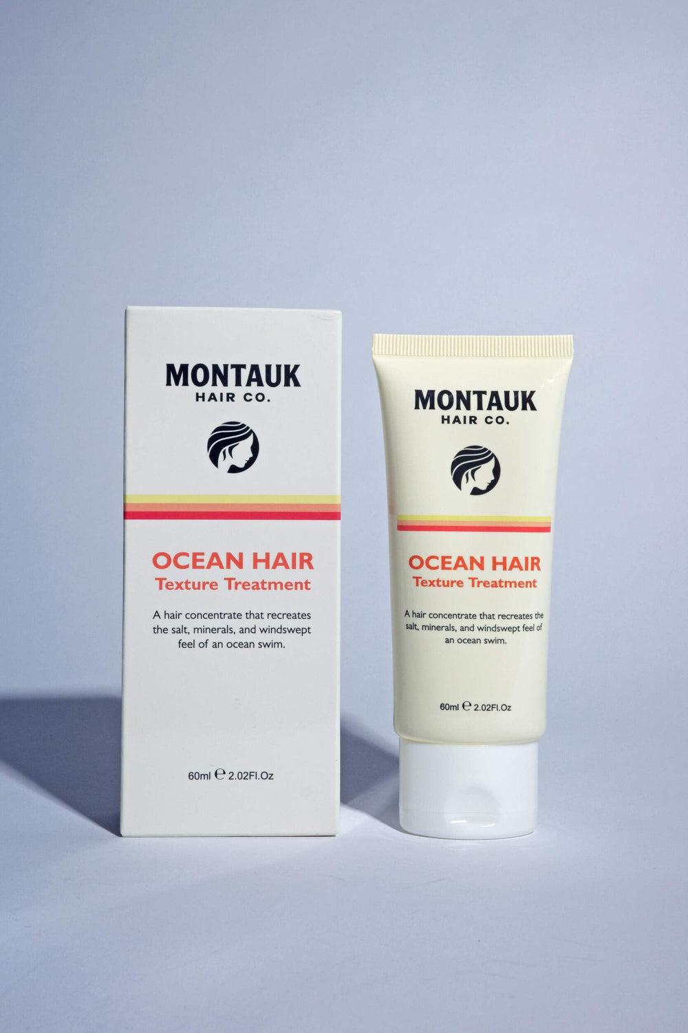 Montauk Hair Co. styled windswept hair showcasing natural matte volume