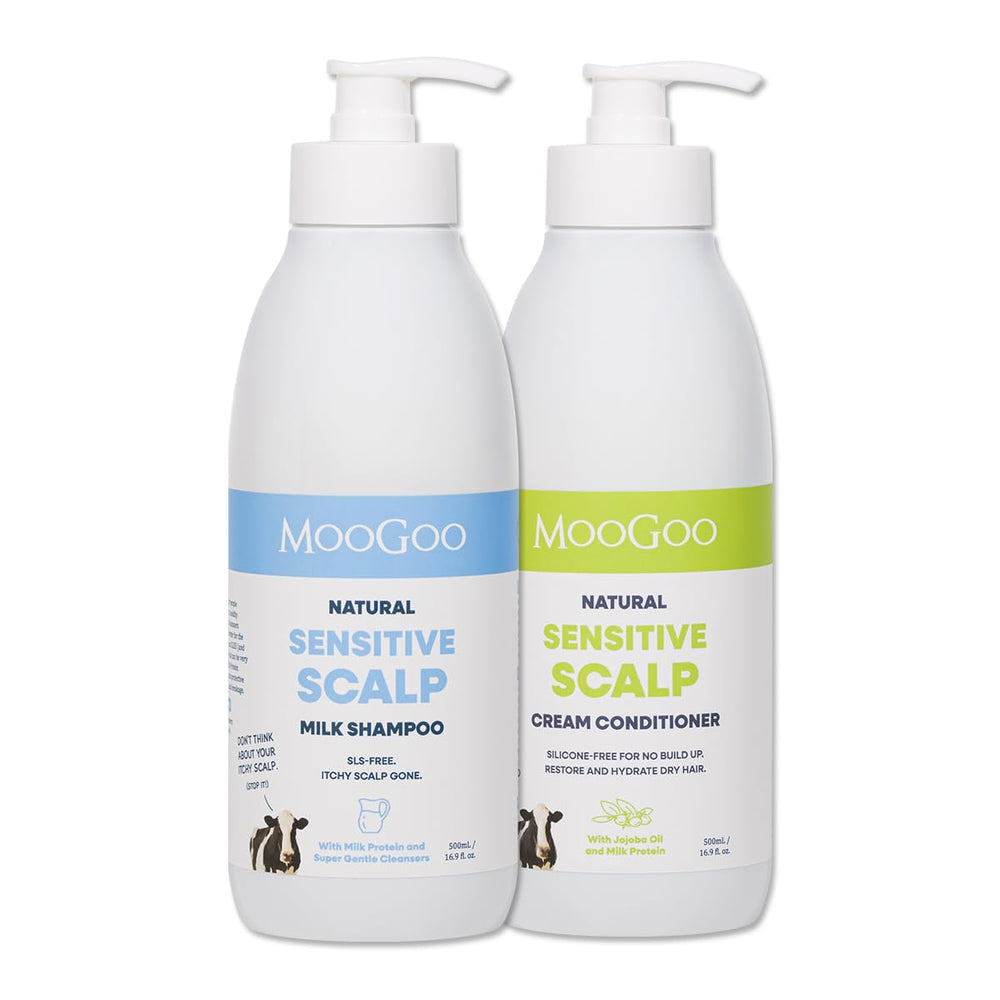 MooGoo front packaging showing both bottles and calm benefit