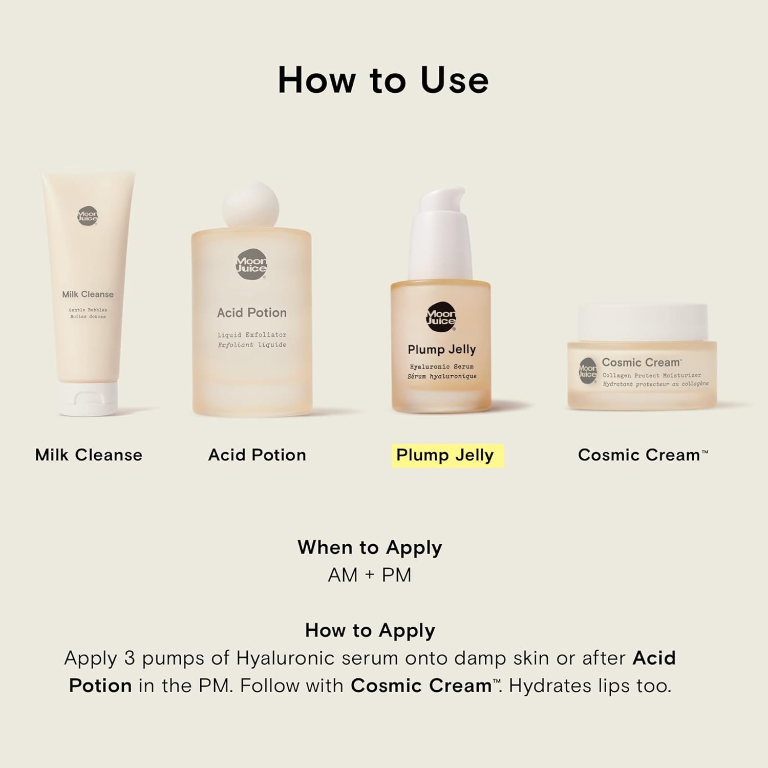 Moon Juice pipette dispensing serum illustrating precise, mess-free use