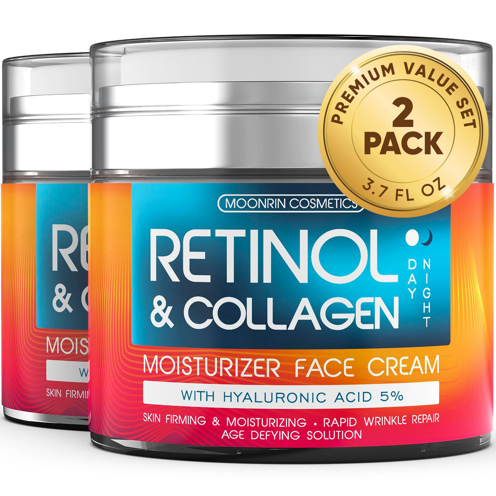 MOONRIN COSMETICS front jar shot showing clean anti-aging packaging and clarity