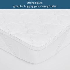 Moonsea quilted closeup texture showing soft microfibre top for client comfort