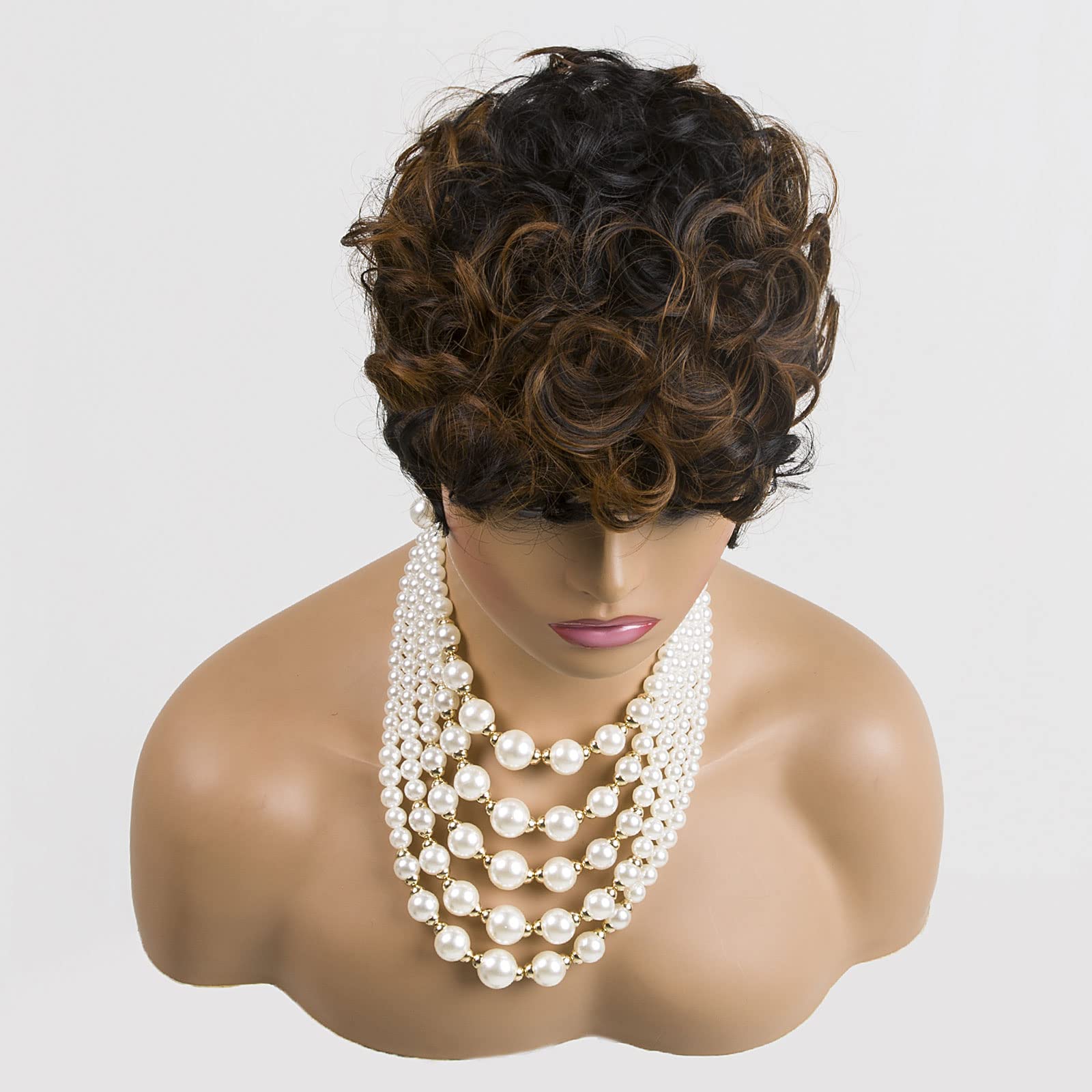 MOONSHOW tapered back view showing clean nape and polished shape