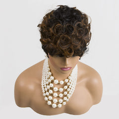 MOONSHOW tapered back view showing clean nape and polished shape
