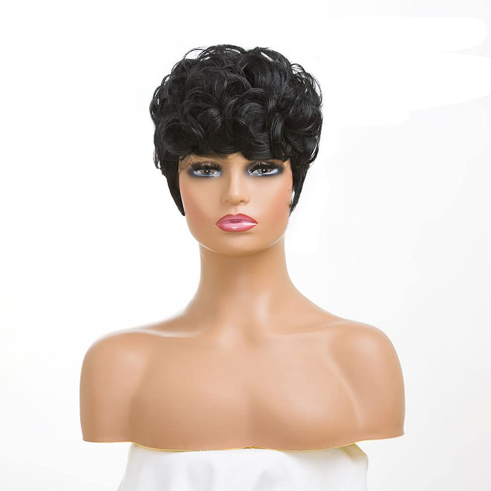 MOONSHOW close-up of curly texture highlighting realistic natural look