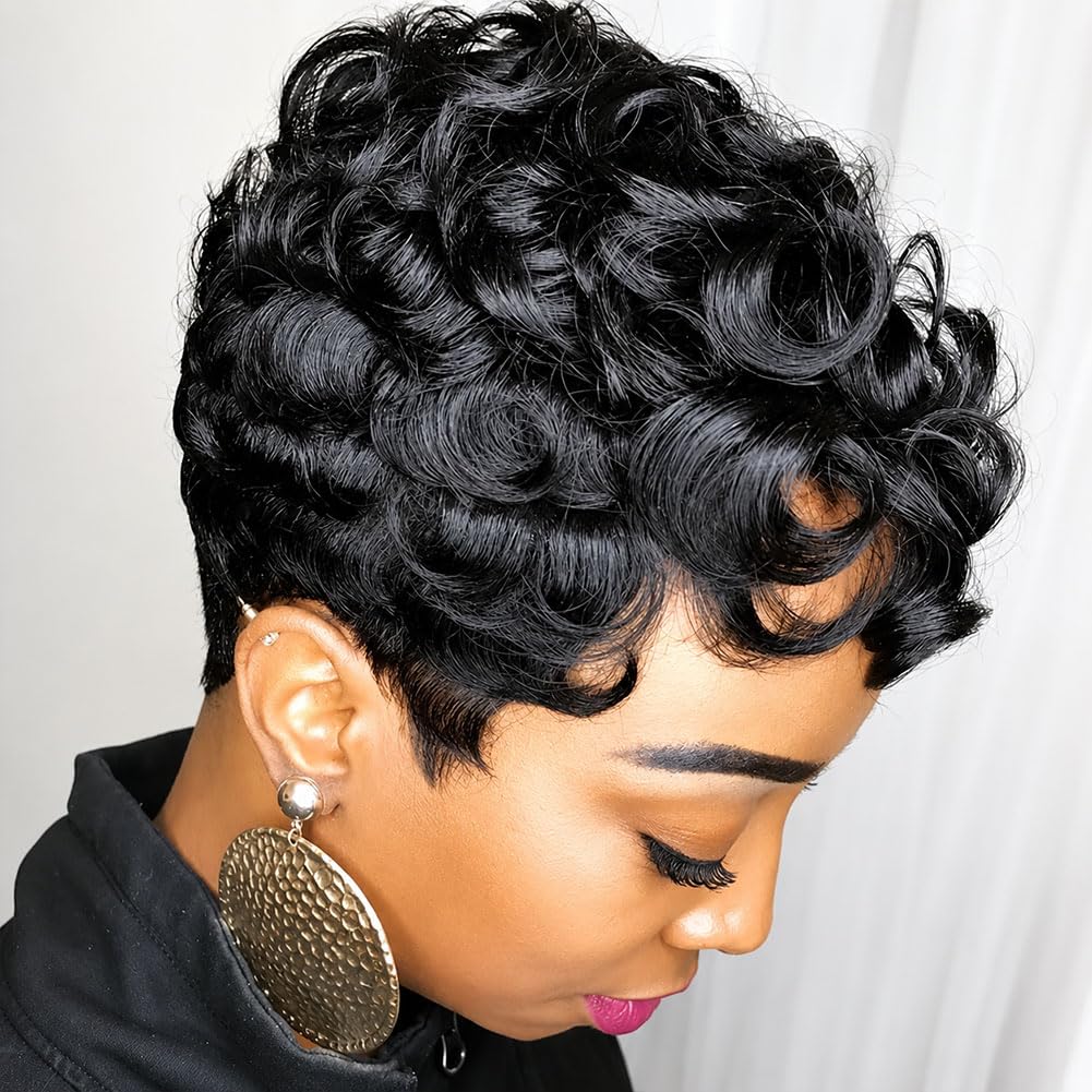 MOONSHOW front view showing neat pixie silhouette and natural benefit