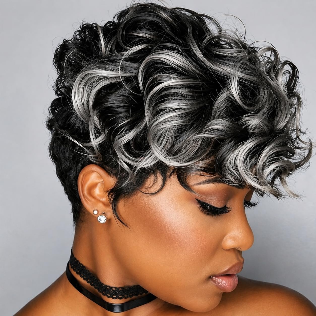 MOONSHOW styling tools displayed with wig cap for easy at-home customization
