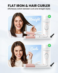 Mooqlizz European plug and swivel cord detail for worldwide convenience