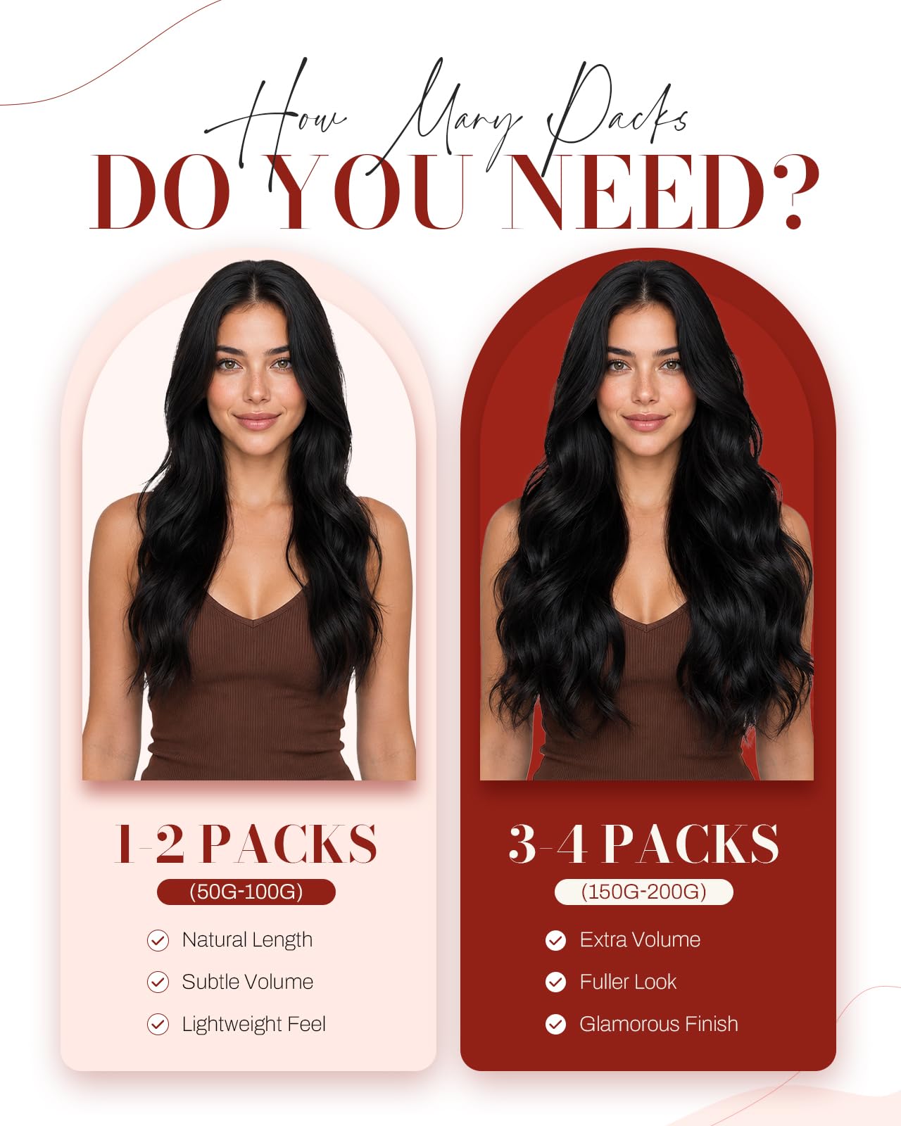 Moresoo swatches displaying ombré and balayage shades for easy color match
