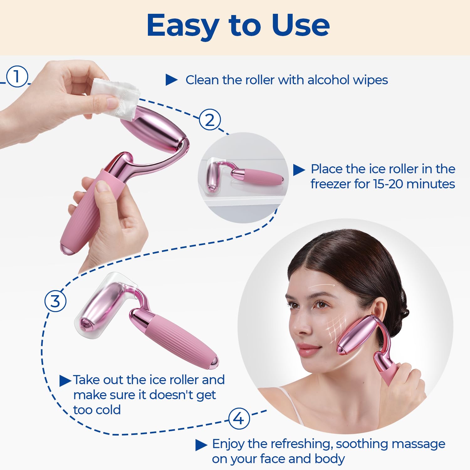 MORGLES being used under-eye to visibly reduce morning puffiness and soothe