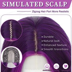 MORICA close-up of lace scalp and hairline for a believable natural look