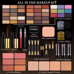MORNECA open palette with built-in mirror for easy on-the-go application and touch-ups