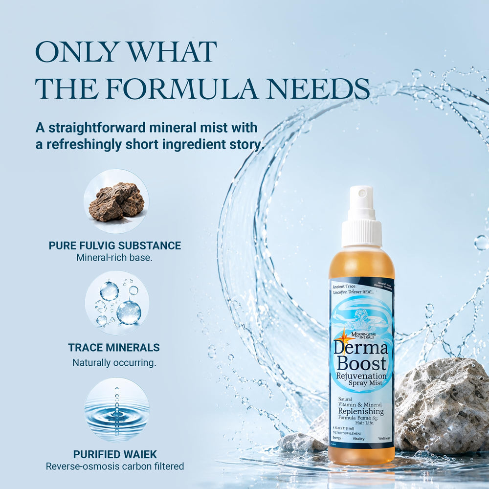 Morningstar Minerals label close-up highlighting ingredient transparency benefit