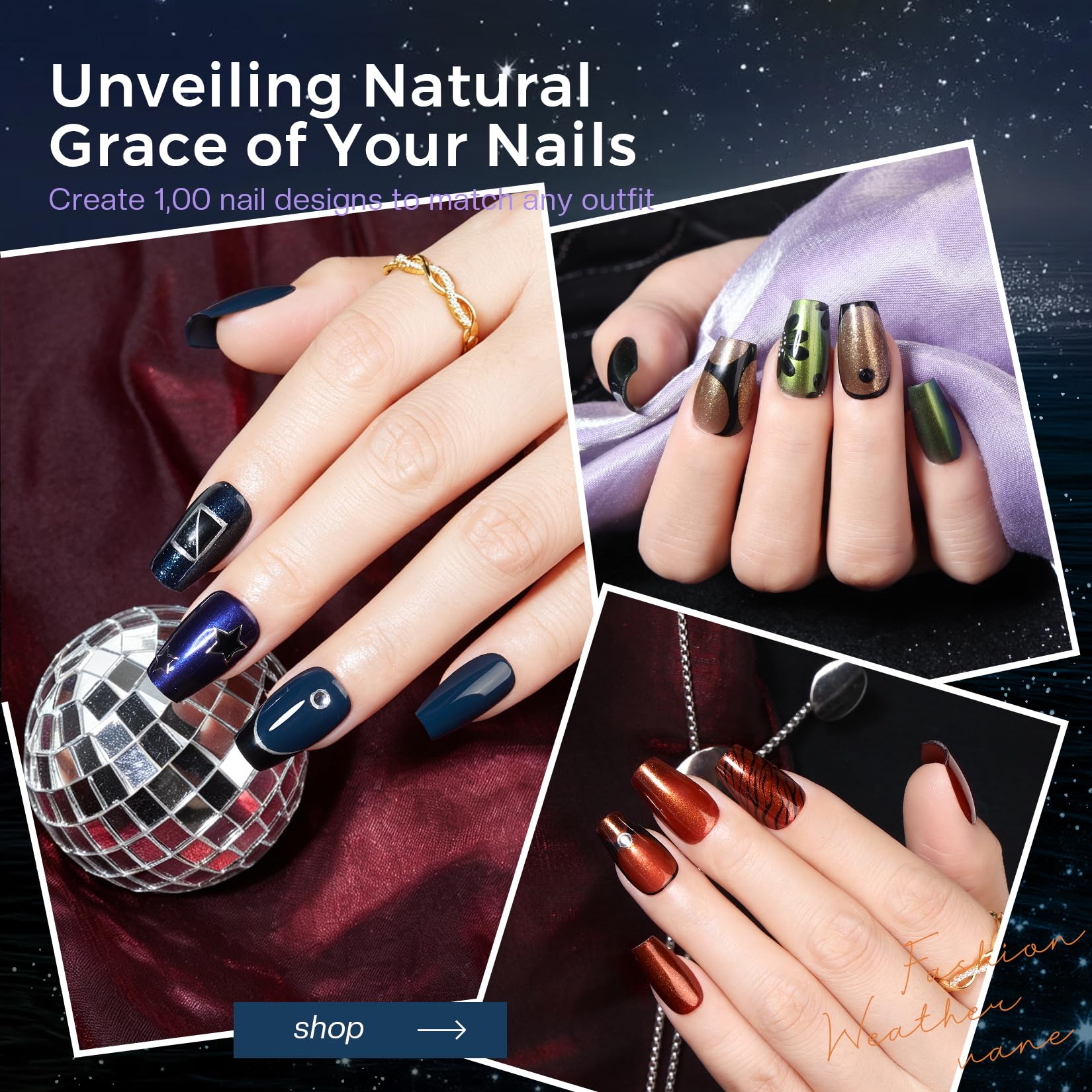 Morovan brush stroke demo on nail tip showing easy-glide brush control benefit