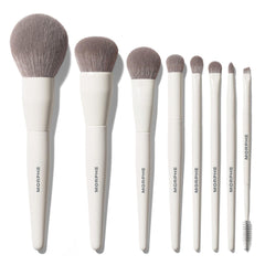 MORPHE front view of the 8-piece brush set showing full kit and packaging benefits