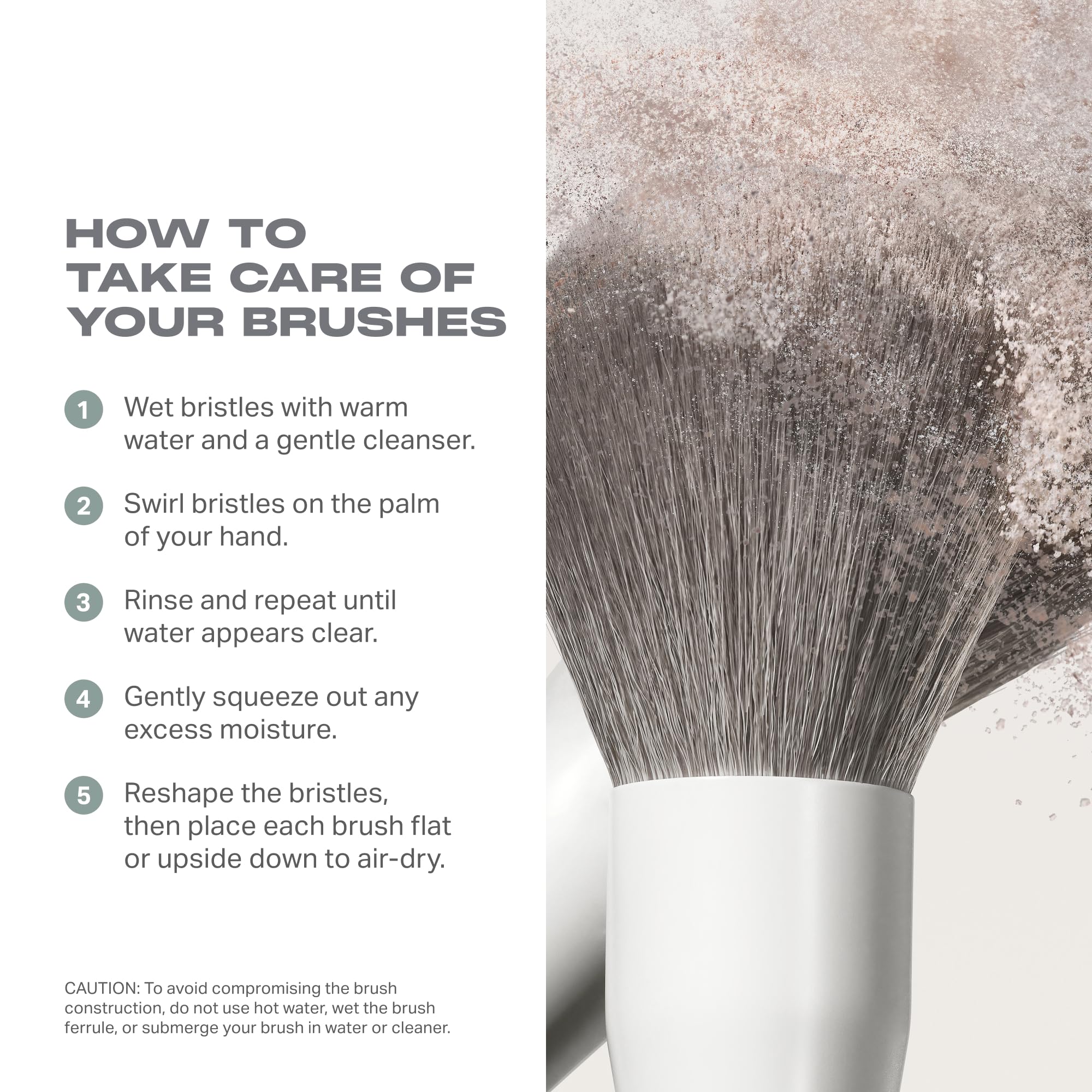 MORPHE brushes packed inside a toiletry bag, compact kit ideal for travel touch-ups