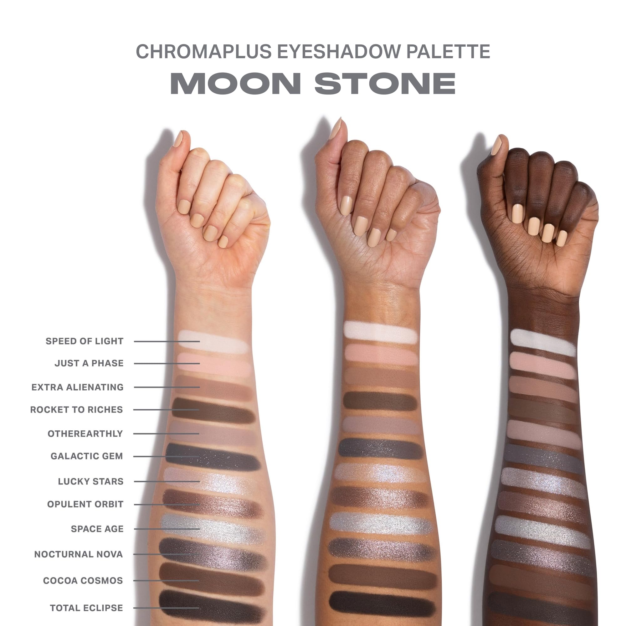 Morphe matte shade texture detail illustrating smooth, crease-resistant finish