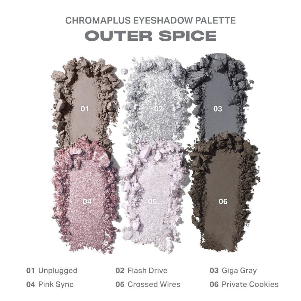 MORPHE palette size comparison next to a compact mirror highlighting portable dimensions