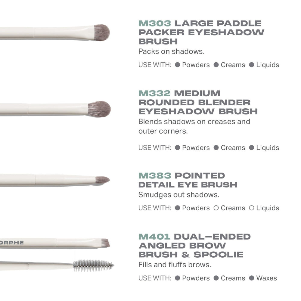 MORPHE foundation brush close-up showing dense bristles for even coverage