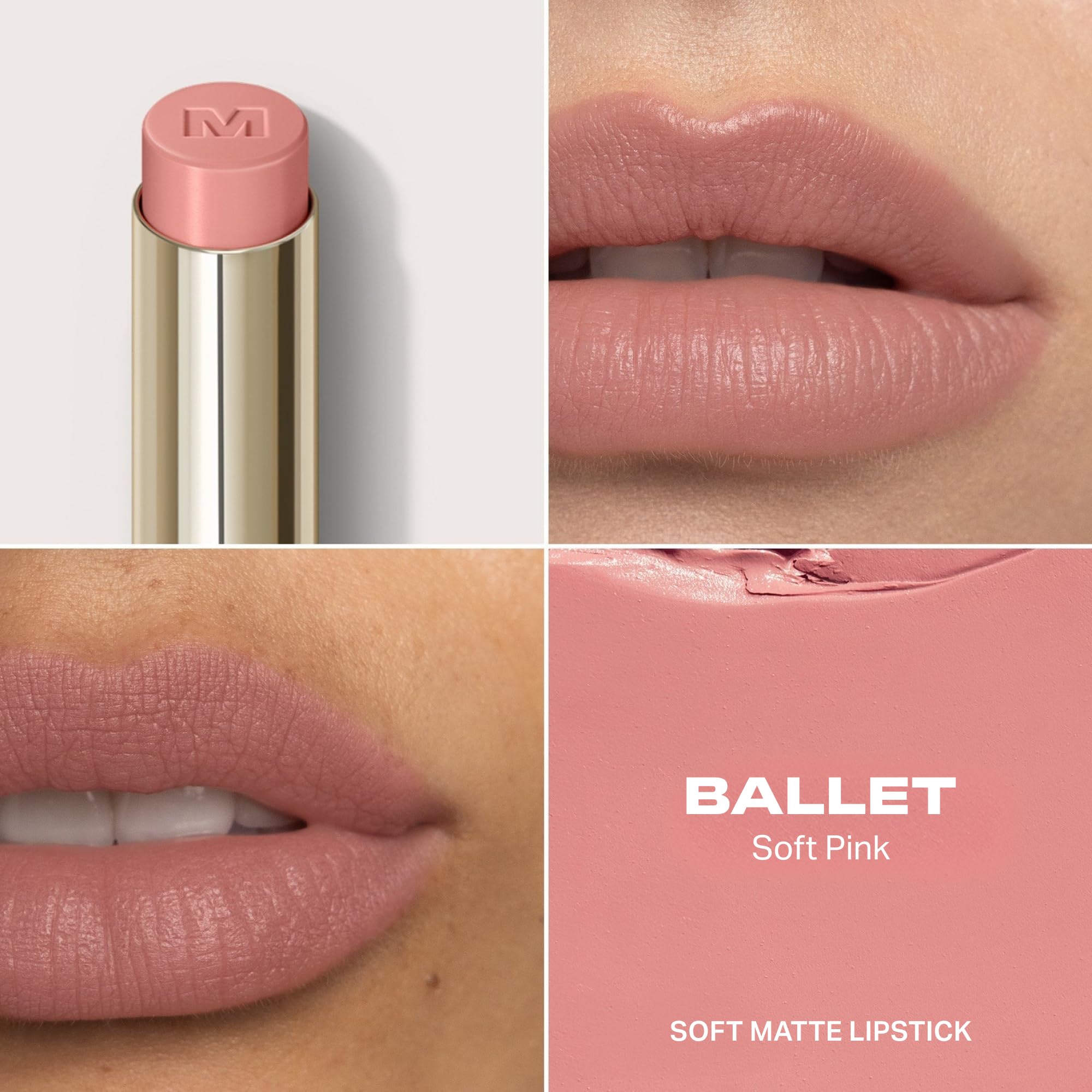 MORPHE lipstick angled bullet demonstrating smooth glide and controlled application benefit