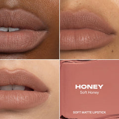 MORPHE Honey swatch on arm showing color payoff and versatility for daily looks