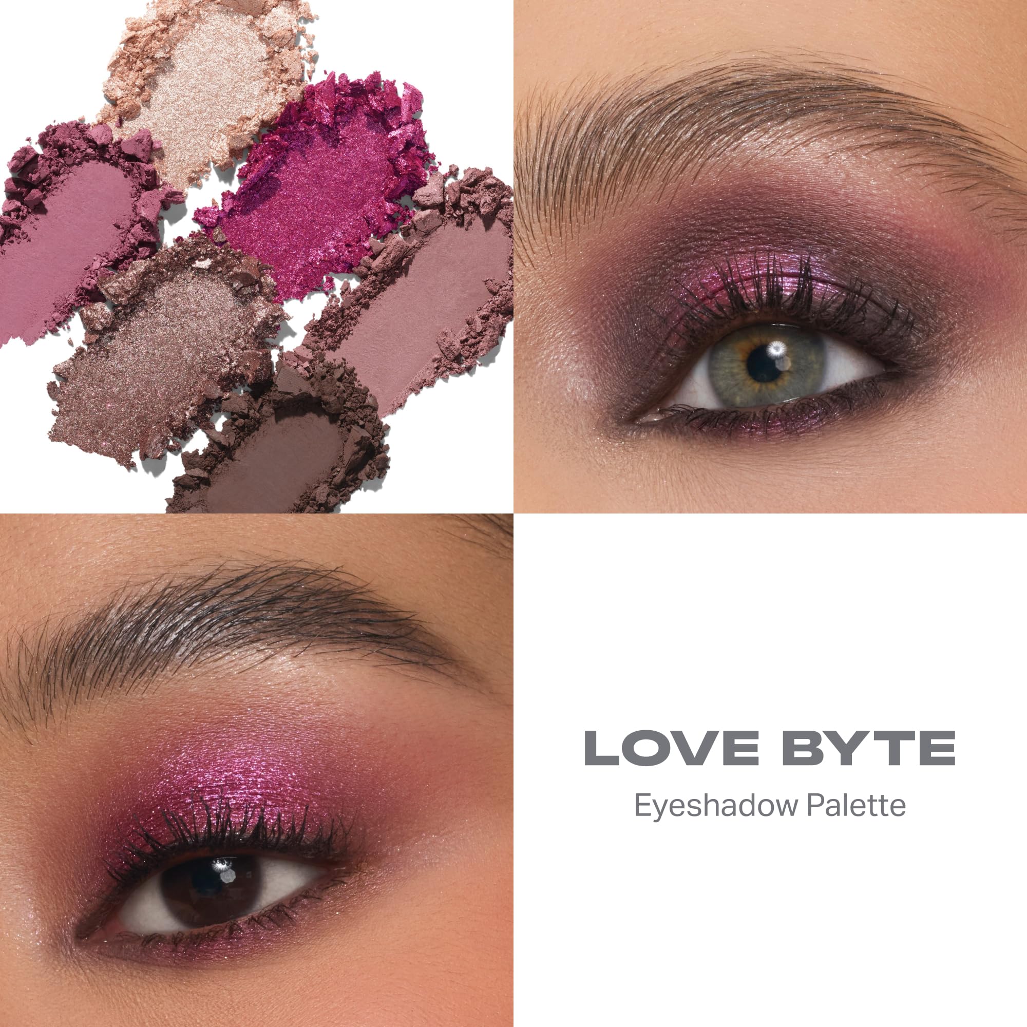 MORPHE Love Byte open with mirror visible for on-the-go touch-ups and easy application