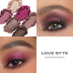 MORPHE Love Byte open with mirror visible for on-the-go touch-ups and easy application