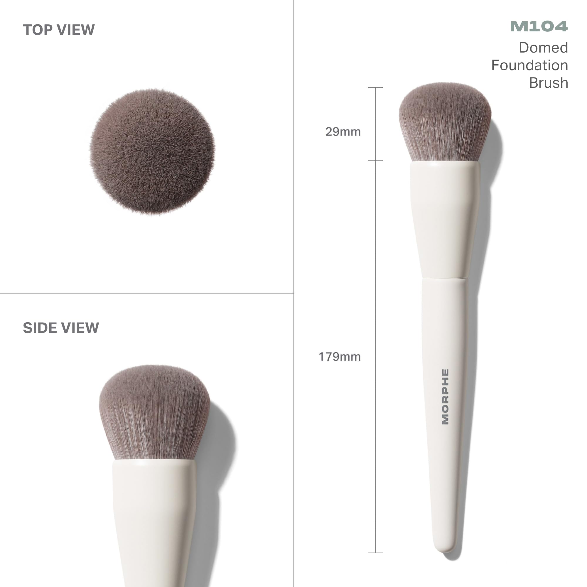 MORPHE M104 pressing technique demonstration for buildable coverage