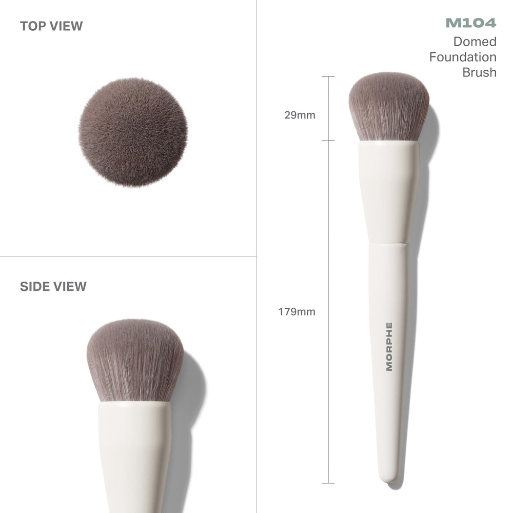 MORPHE M104 pressing technique demonstration for buildable coverage