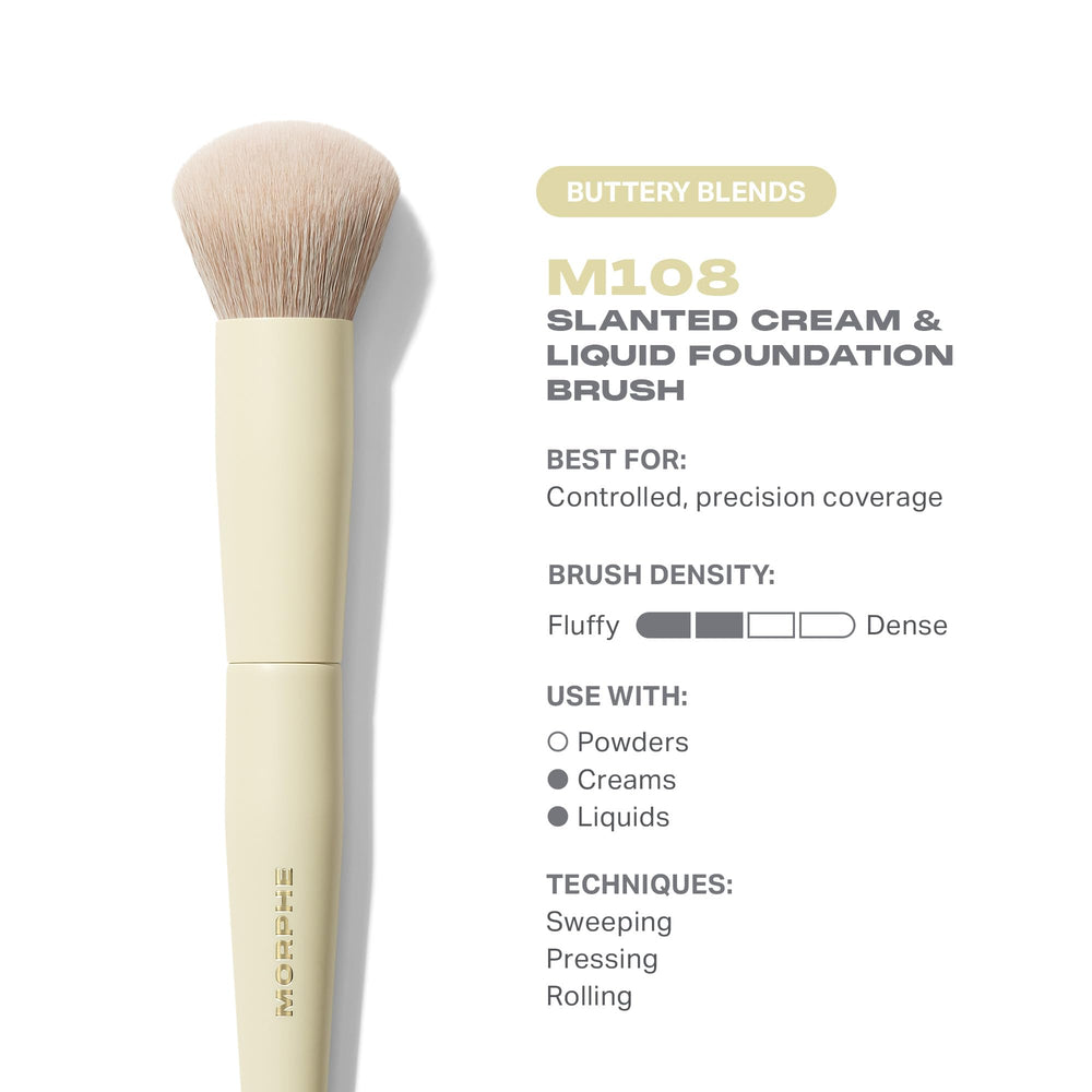 MORPHE closeup of soft vegan bristles highlighting smooth blending
