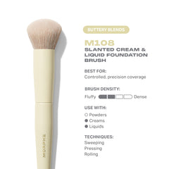 MORPHE closeup of soft vegan bristles highlighting smooth blending