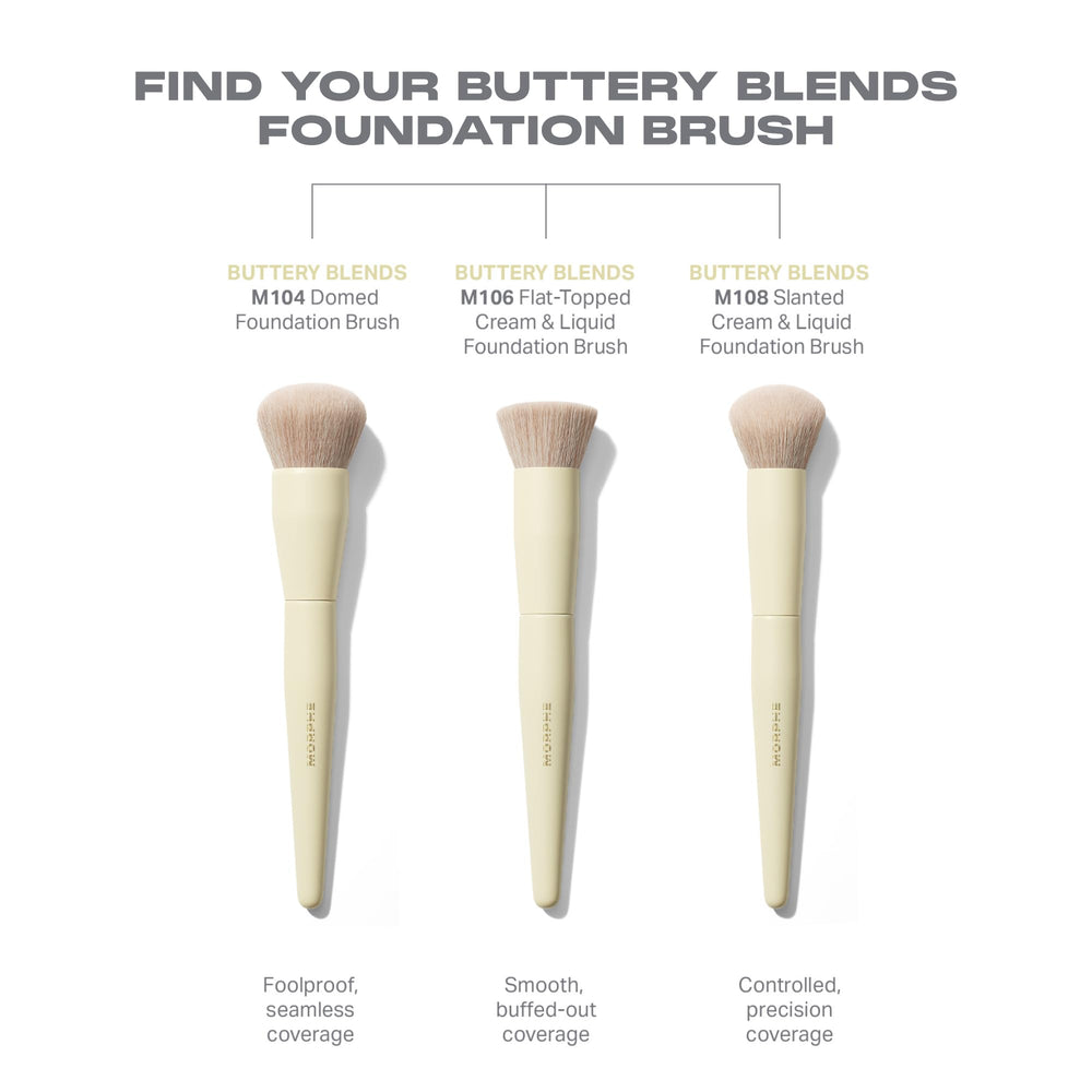 MORPHE brush sweeping cream product to show streak-free texture