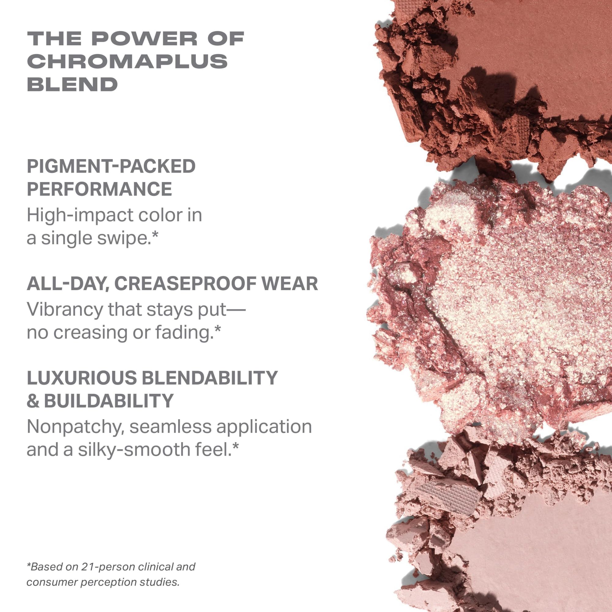 MORPHE compact opened to mirror, ideal for quick touch-ups on the go