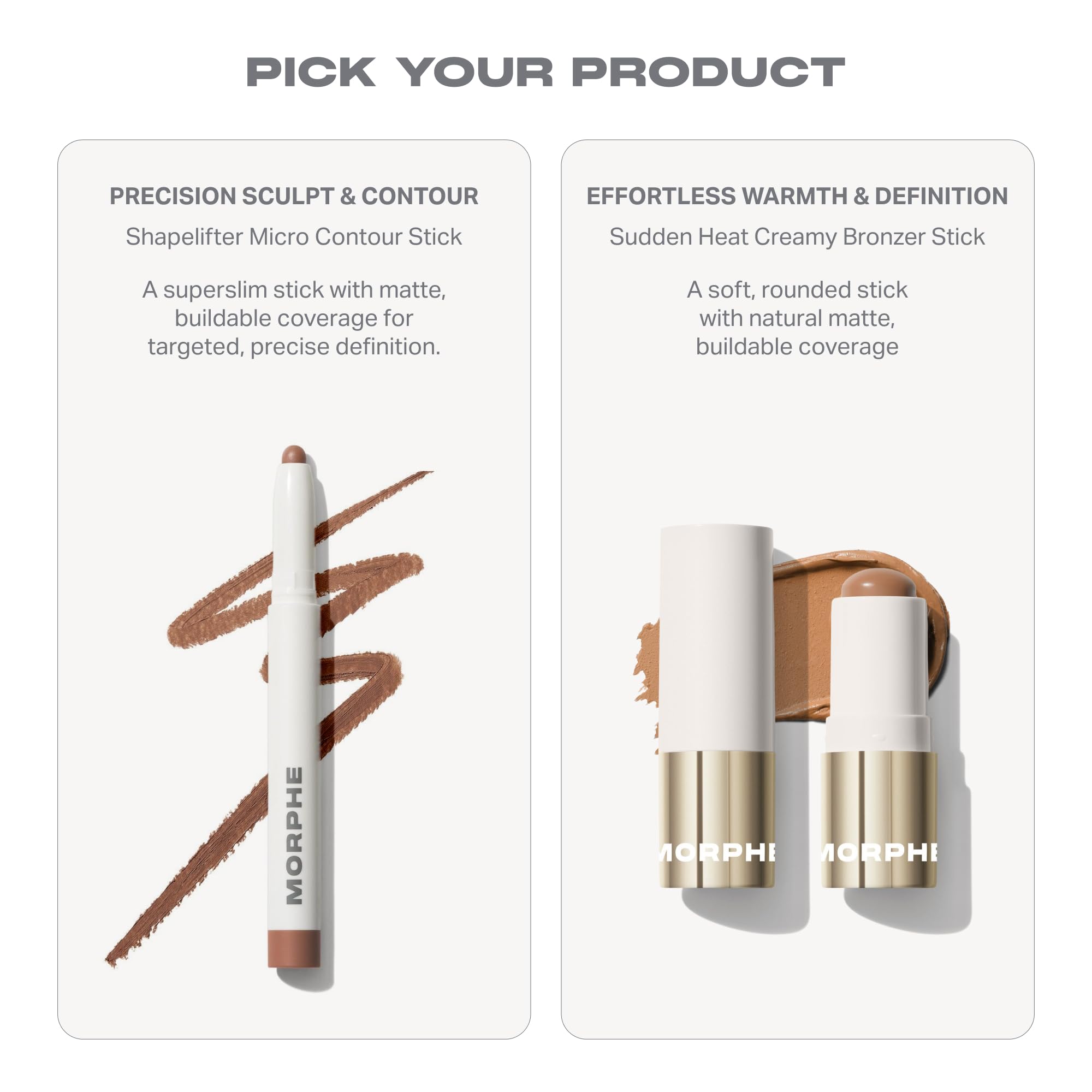 MORPHE Vitamin E and jojoba visual indicating nourishing formula benefits