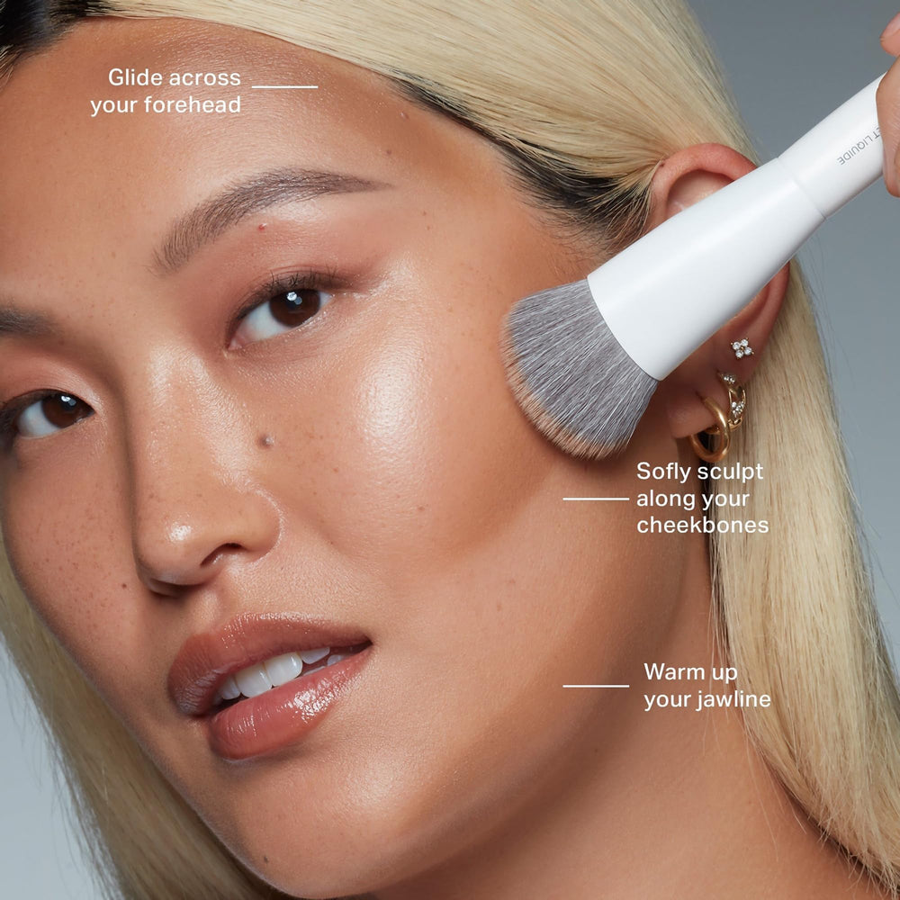 MORPHE product packaging and label highlighting shade Flicker and info
