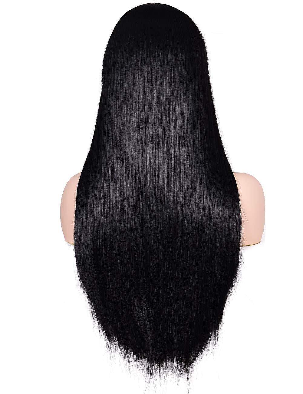 morvally back view showing full 26-inch length for dramatic looks